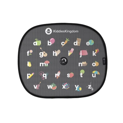 Kiddies Kingdom (Suction) Car Sunshade-Alphabet - Default