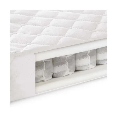Kiddies Kingdom SuperLux Premium Anti Allergy Pocket Sprung Cot Mattress - 120x60cm