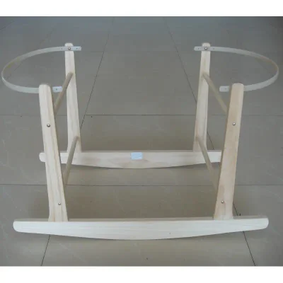 Kiddies Rocking Wooden Moses Basket Stand