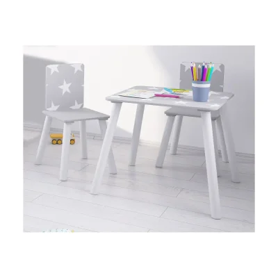 Kidsaw Star Table & Chairs - Grey
