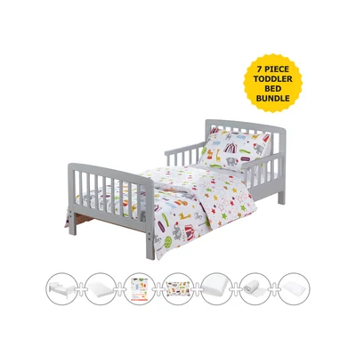 Kinder Valley 5 Piece Toddler Bed Bundle - Circus Friends - Default