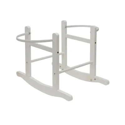 Kinder Valley Dolls Rocking Moses Basket Stand - White