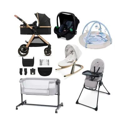 Kinderkraft Esme Pro 11 Piece Travel Bundle - Pure Black