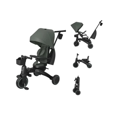 Kinderkraft Jazz 3 6in1 Foldable Tricycle - Green