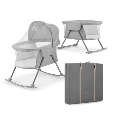 Kinderkraft Lovi Rocking Cot, Cradle & Travel Cot
