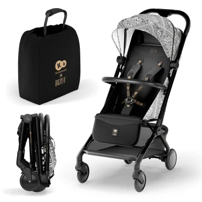 Kinderkraft PILOT 2 Bizuu Limited Collection Compact Stroller - Black