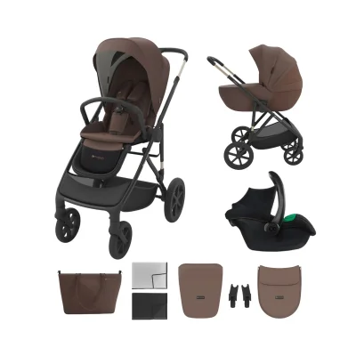 Kinderkraft Prime 3 3in1 Travel System- Velvet Mocca