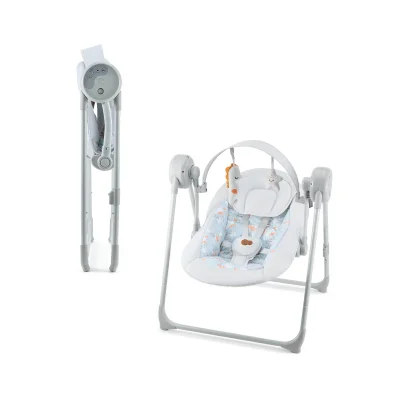 Kinderkraft Swingee Electric Rocker/Bouncer - Grey / yes