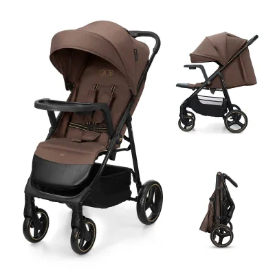 Kinderkraft Trig 3 Tray Pushchair - Velvet Mocca