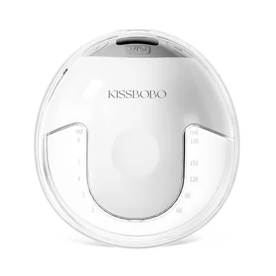 KISSBOBO K5 Electric Breast Pump, Wearable Electrical Pump, Hands Free 19 Levels 4 Modes, Leak-Proof Design, 280mmHg Strong Suction, Low Noise Breasts Pumps (Beige 2 pcs)
