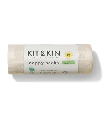 Kit & Kin Biodegradable Nappy Bags - Natural