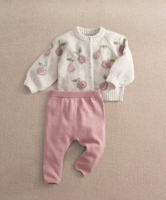Knit Cardigan & Legging Set (2 Pieces) - 6-9 Months