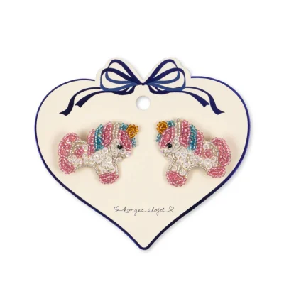Konges Sløjd 2 Pack Unicorn Beaded Hair Clips