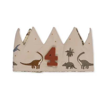 Konges Sløjd Birthday Crown - Dino / s