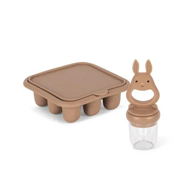 Konges Slojd Fruit Feeding Set - Blush / One Size