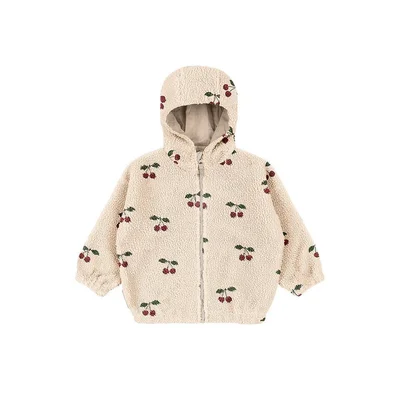 Konges Sløjd Jody Teddy Hoodie - Ma Grande Cerise / 12m