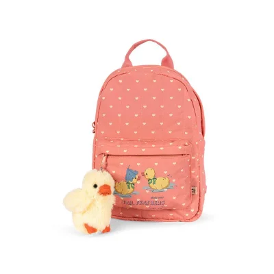Konges Slojd Juno Mini Backpack - Coeur Feathers - Pink