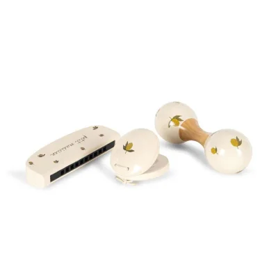 Konges Slojd Music Set Petit Lemon Glossy - Lemon - Lemon / One Size