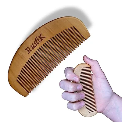 Labour/Birthing Comb by RustiK, Natural Pain Relief, Splinter Free Pear Wood, Acupressure, Can be used with Anxiety or other Pain/Stress Situations. Labor, Pregnacy.