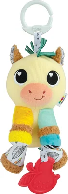 LAMAZE Carson Clydesdale - Clip and Go Baby Pram Toys - Multicolor