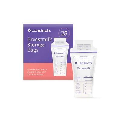 Lansinoh Breastmilk Storage Bags - White
