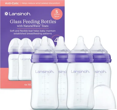 Lansinoh Glass Baby Bottle - Default