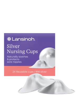 Lansinoh Silverette Nursing Cups - White