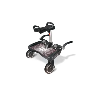 Lascal Maxi Plus BuggyBoard Plus Saddle - Black/Black Exclusive To Kiddies Kingdom) - Black/Black