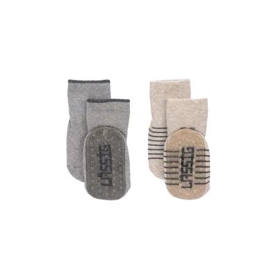 Lassig Anti-Slip Socks - Grey / 27-30