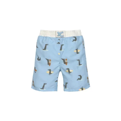 Lassig Board Shorts - Sky Blue - Crocodile - Sky Blue