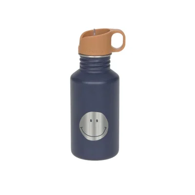 Lassig Bottle Stainless Steel - Little Gang - Smile Navy