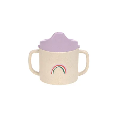 Lassig Cellulose Sippy Cup - Happy Rascals - Lavender - Heart - Lavender