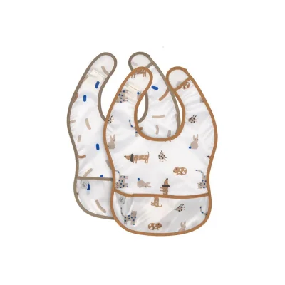 Lassig Lightweight Bib - 2 Pack - Royal Blue - Little Mateys