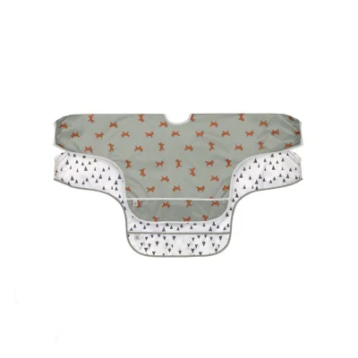 Lassig Long Sleeve Bibs - Little Forest Fox - 2 Pack