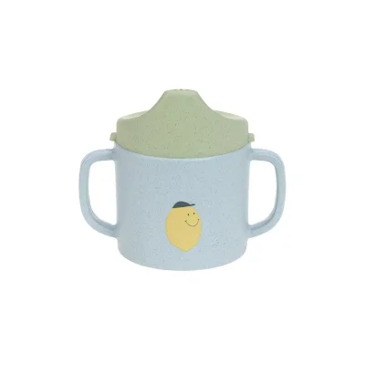 Lassig Sippy Cup Cellulose - Happy Fruits - One Size / Lemon