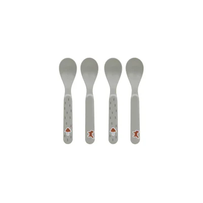 Lassig Spoon Set - Little Forest Fox - 4 Pack - Green