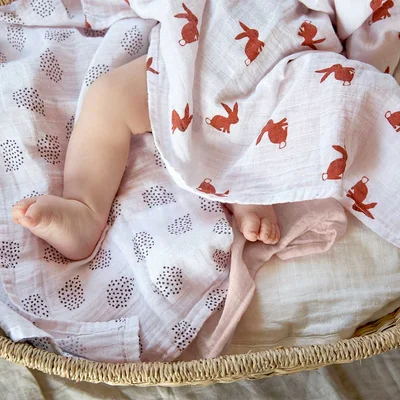 Lassig Swaddle & Burp Blanket — image 3