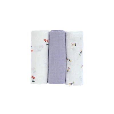 Lassig Swaddle & Burp Blanket