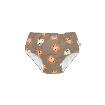 Lassig Swim Diaper - Choco - Wild Cats - Choco