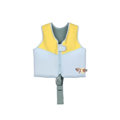 Lassig Swim Vest - Blue/Pale Yellow