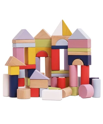 Le Toy Van Colourful Wooden Building Blocks