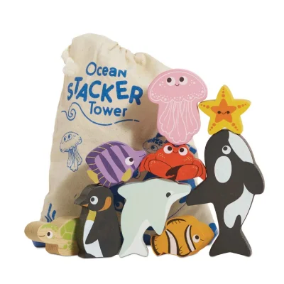 Le Toy Van Ocean Stacking Animals - Default