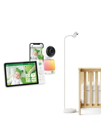 Leapfrog 7 Inch LF4917HD Pan & Tilt Monitor with Floorstand - White