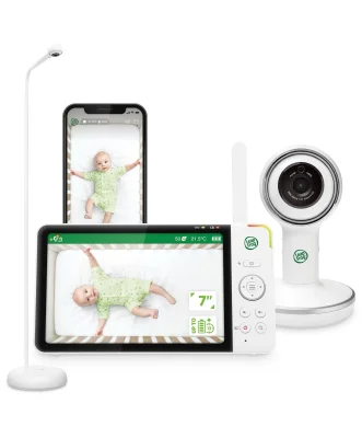 LeapFrog LF5817HD 7 Inch Over-the-Cot Smart Baby Monitor - White