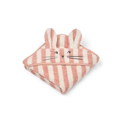 Liewood Albert Penguin Hooded Towel - Oceanview Mix