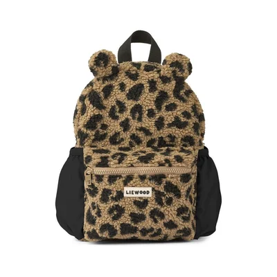 Liewood Andreas Pile Bear Backpack - Mega Leo / Oat Mix