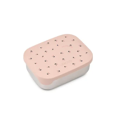 Liewood Arthur Printed Lunchbox - Mini Cherry Heart - Pink