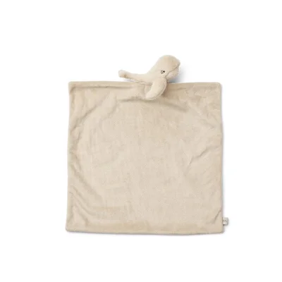 Liewood Camdon Whale Cuddle Cloth - Mist / One size