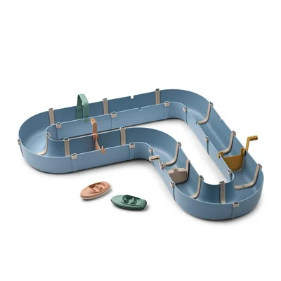 Liewood Cassian Waterway - Beach Blue / Multi Mix - Beach Blue