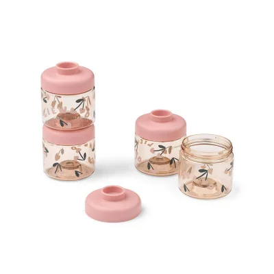 Liewood Dominique Food Tritan Boxes 100 ml 4-Pack - Cherry Heart